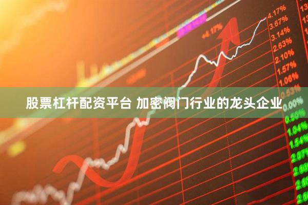 股票杠杆配资平台 加密阀门行业的龙头企业